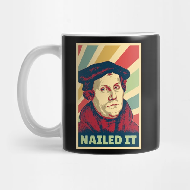 Nailed It Martin Luther Vintage Colors by Nerd_art